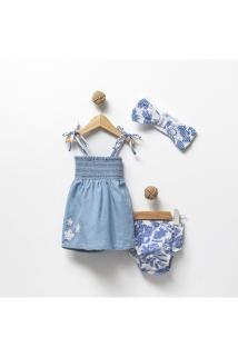 OVERDO KIZ BEBEK KOT SLİPLİ TUNİK